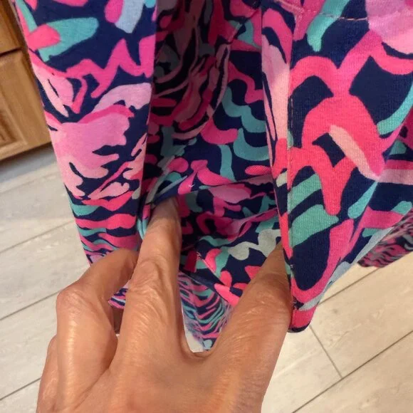 Lilly Pulitzer Rylie Cover Up Dress in Resort Navy Pop Up Lobstah Roll, XL, NWOT - Picture 5 of 10